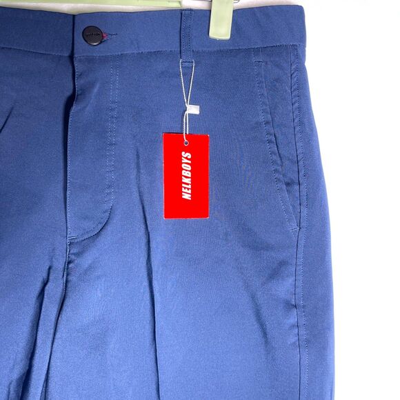 Full Send NelkBoys Performance Golf Shorts Dark Blue Mens Size Medium NEW - Picture 7 of 12
